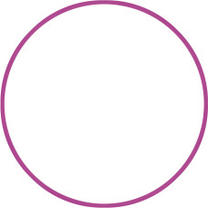 Χούλα-Χουπ 70cm - Φ19mm - 260gr, Φούξια