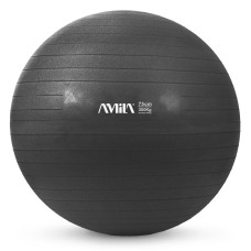 Μπάλα Γυμναστικής AMILA GYMBALL 75cm Μαύρη Bulk image